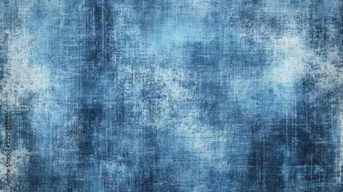 Abstract blue texture with a weathered appearance, suitable for backgrounds or designs.