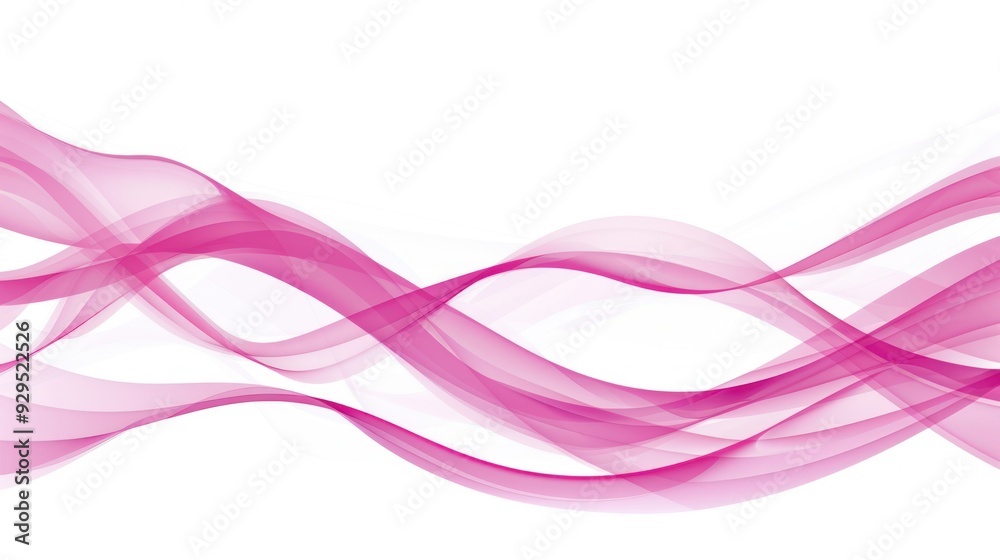 Abstract Pink Wave Design Abstract Pink Wave Design