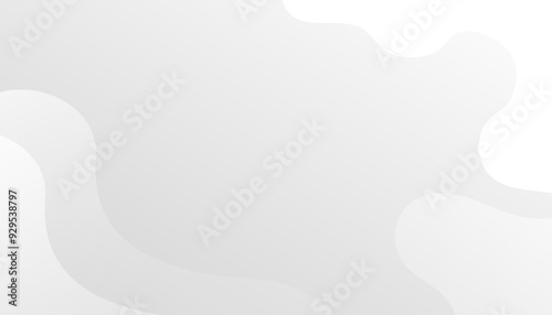 White abstract wave background. Vector illustration