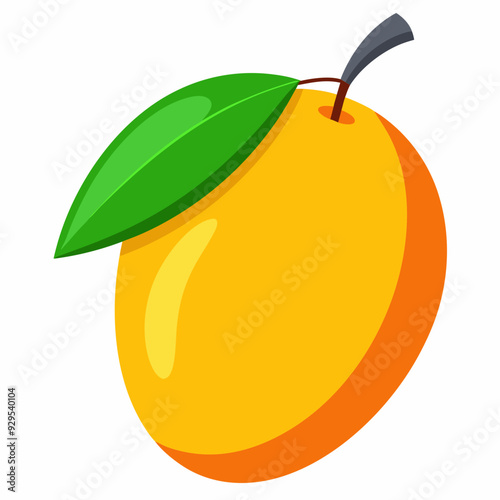 mango cartoon isolated on white, mango vector illustration, mango vector art, mango berry silhouette, food icon, mangos line art, eps