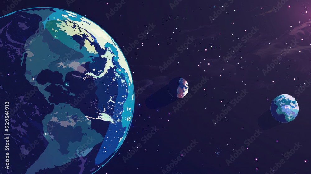 illustration of planets illustration of planets