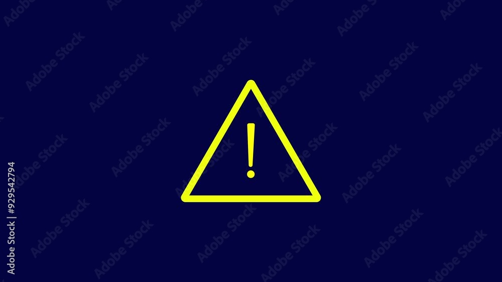 warning attention animation icon signal alert risk safety danger road warning sign sign symbol animated on background. warning attention animation icon signal alert risk safety danger road warning sign sign symbol animated on background.