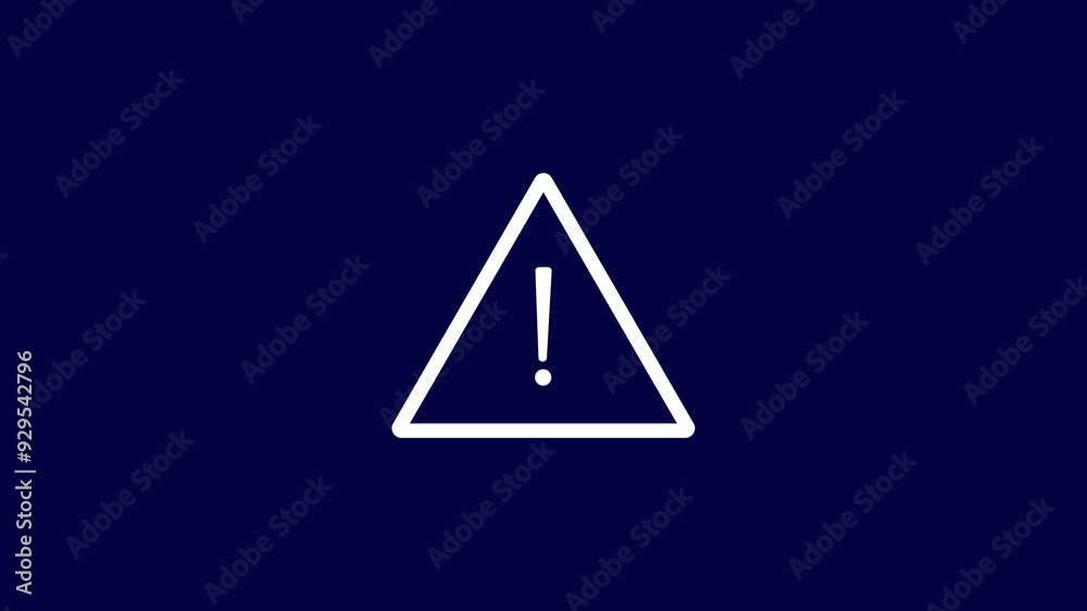 warning attention animation icon signal alert risk safety danger road warning sign sign symbol animated on background. warning attention animation icon signal alert risk safety danger road warning sign sign symbol animated on background.