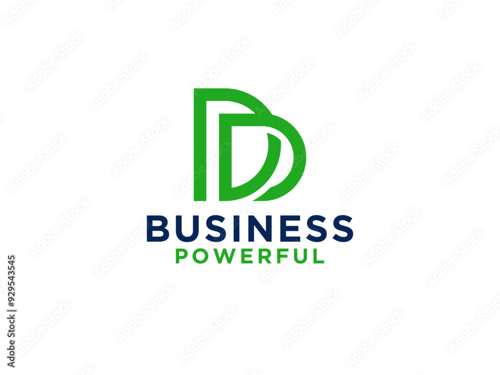 Initial Letter D Logo. Shape D Letter with Negative Space Arrow inside isolated on White Background. Usable for Business and Delivery Logos. Initial Letter D Logo. Shape D Letter with Negative Space Arrow inside isolated on White Background. Usable for Business and Delivery Logos.
