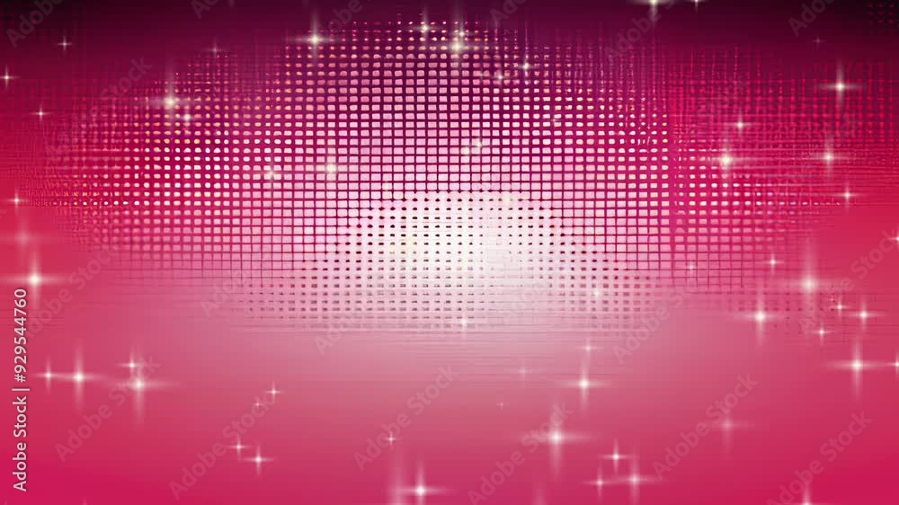 Abstract red gradient background with animated stars.  Good for for websites or apps, intros and outros, music visualizers and many other projects