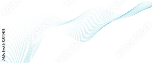 Curve wave seamless flowing particles. Modern transparent Line art striped. Blue minimal round lines abstract background. line wavy abstract vector background. Line art striped graphic template