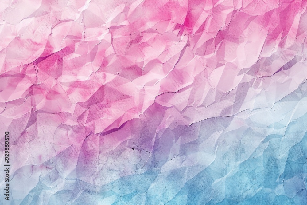 Fototapeta premium A close-up shot of a pink and blue textured surface