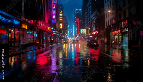 rainy day scene wallpaper