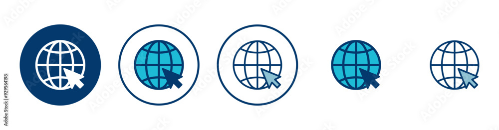 Web icon vector isolated on white background. Website vector icon. Internet world vector Web icon vector isolated on white background. Website vector icon. Internet world vector