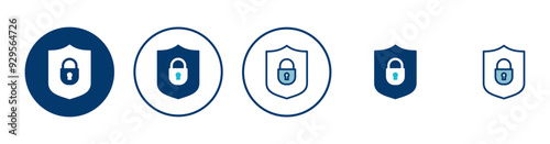 Security icon vector isolated on white background. protection icon. privacy. vpn