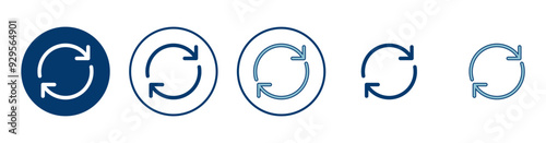 Refresh icon vector isolated on white background. Reload icon vector. Update icon. convert icon