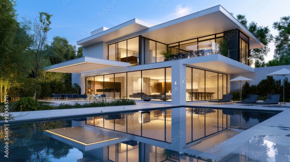 Modern Luxury Villa with Swimming Pool Modern Luxury Villa with Swimming Pool