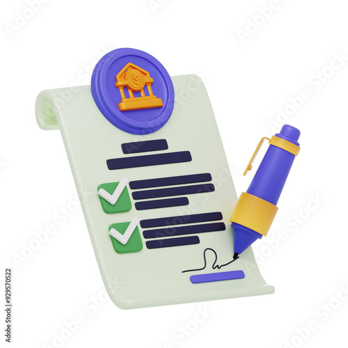 white letter 3d illustration