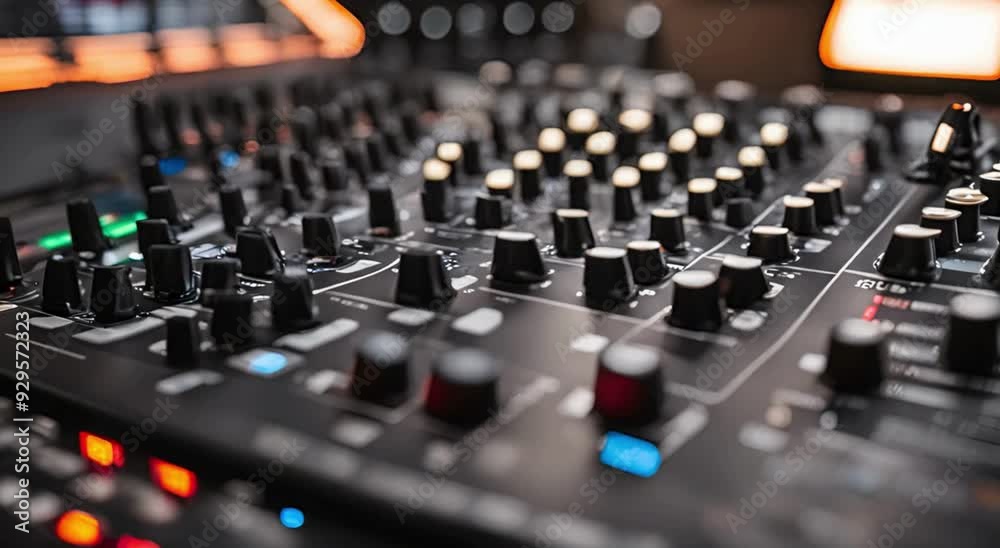 Professional Music Studio Control Desk with DAW Interface Professional Music Studio Control Desk with DAW Interface
