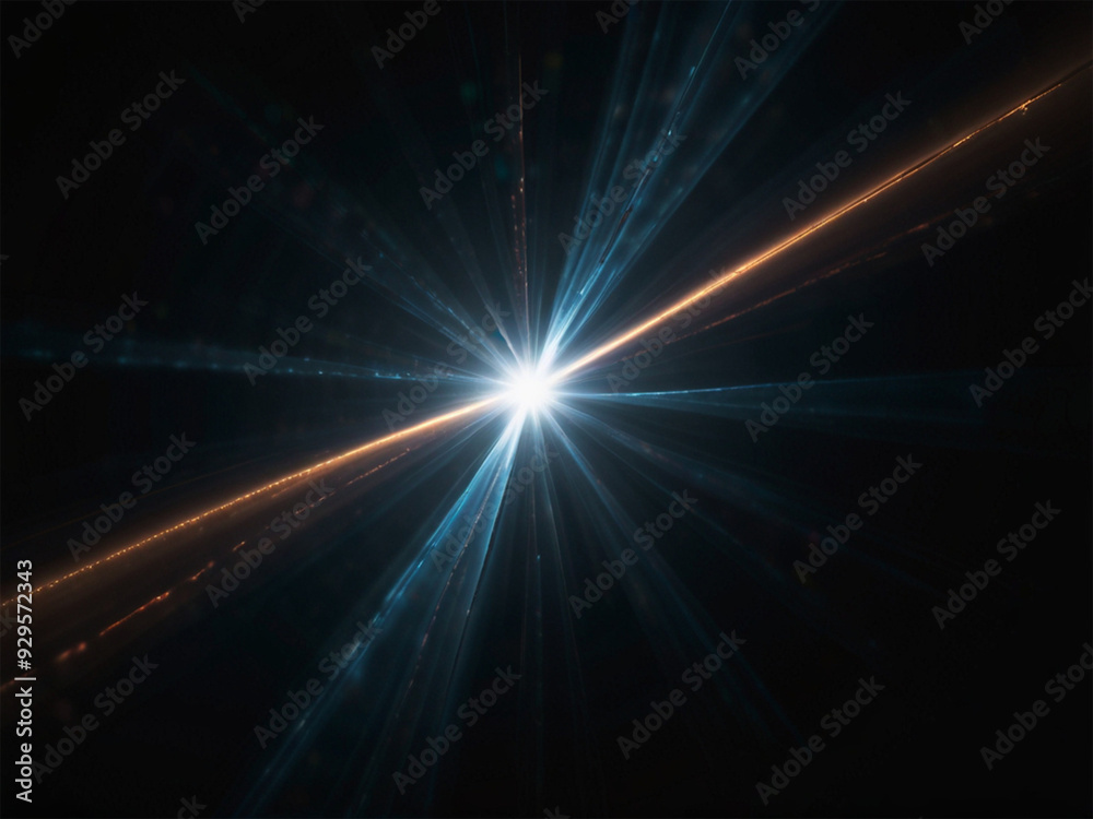 white light lens flare effect in black background white light lens flare effect in black background