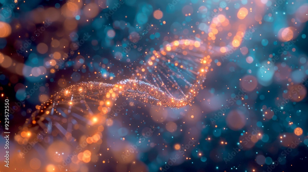 Illustration of the DNA double helix by modern scientists Illustration of the DNA double helix by modern scientists