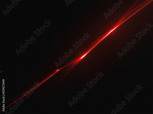 white light lens flare effect in black background