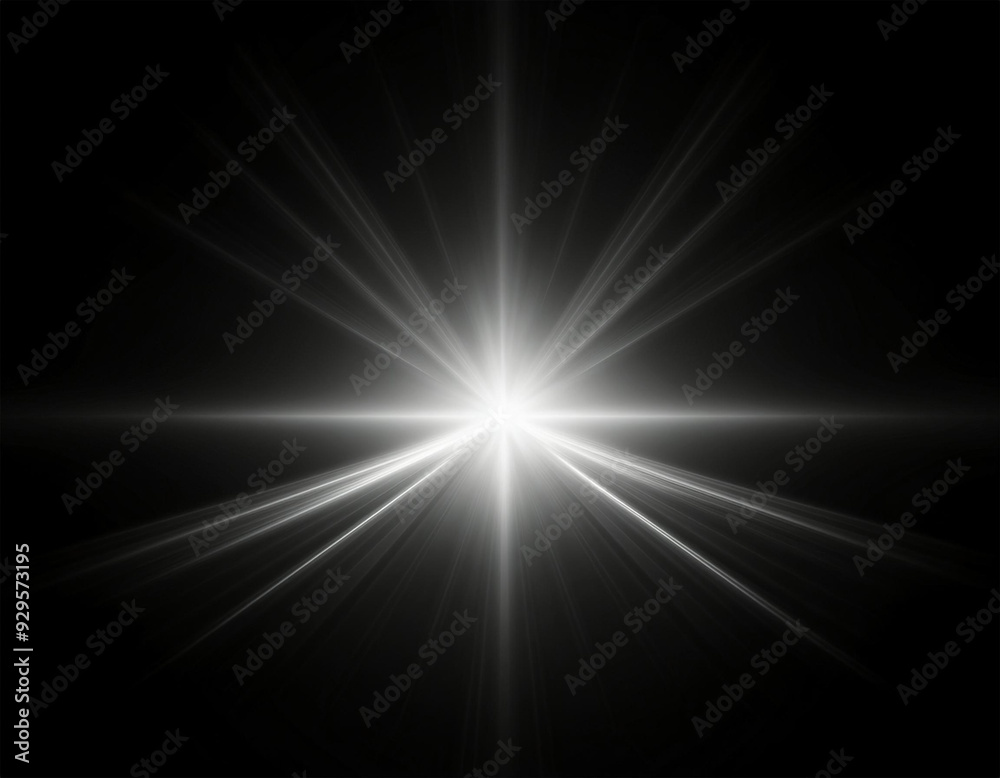 white light lens flare effect in black background white light lens flare effect in black background