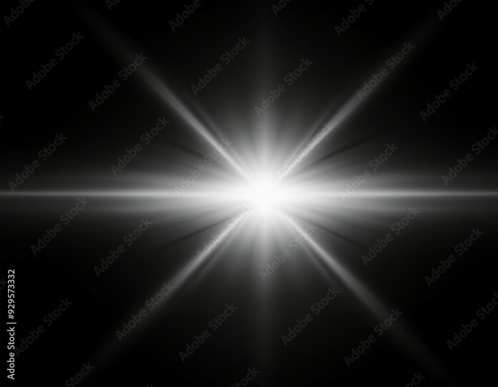white light lens flare effect in black background white light lens flare effect in black background