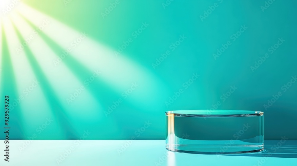Elegant Glass Podium with Metallic Accents - Modern Flat Design Illustration of Sleek Presentation Stand Elegant Glass Podium with Metallic Accents - Modern Flat Design Illustration of Sleek Presentation Stand