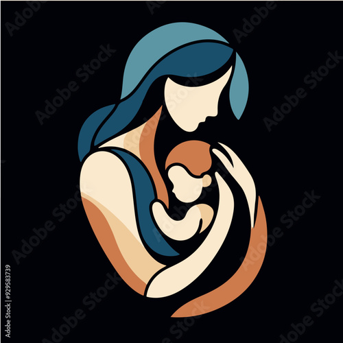 Illustration of a pregnant woman