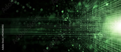 Techno grid with electronic effects and clean, sharp lines, background, Generative AI 
