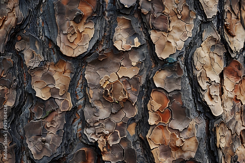Large tree bark textured in a forest. Tree texture pattern Large tree bark textured in a forest. Tree texture pattern