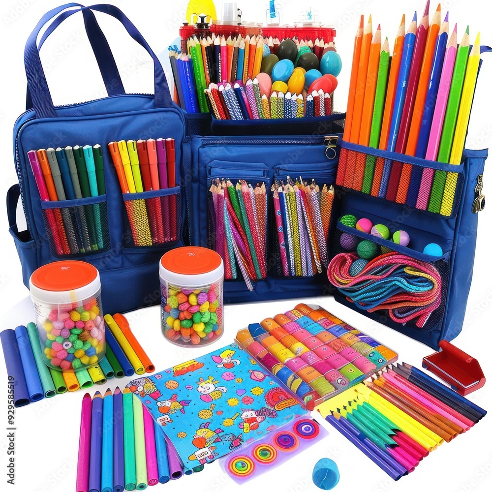 Fototapeta premium back to school Supplies