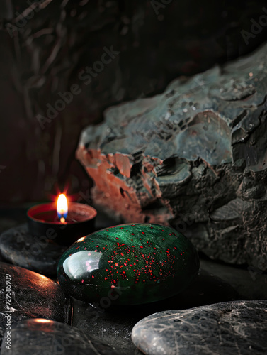Obraz na płótnie Bloodstone with Ancient Power w salonie