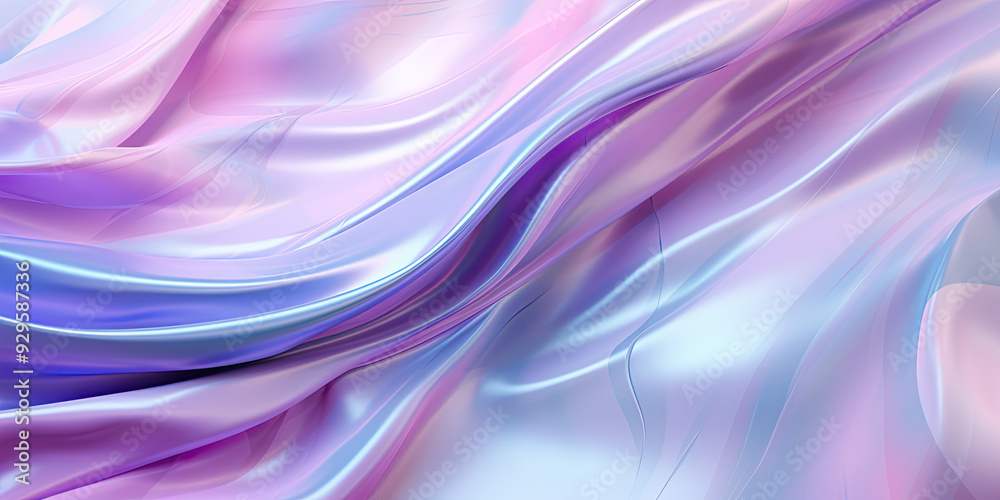 Abstract swirling fabric in vibrant shades of purple and blue, creating a dynamic and flowing pattern with iridescent highlights. Abstract swirling fabric in vibrant shades of purple and blue, creating a dynamic and flowing pattern with iridescent highlights.