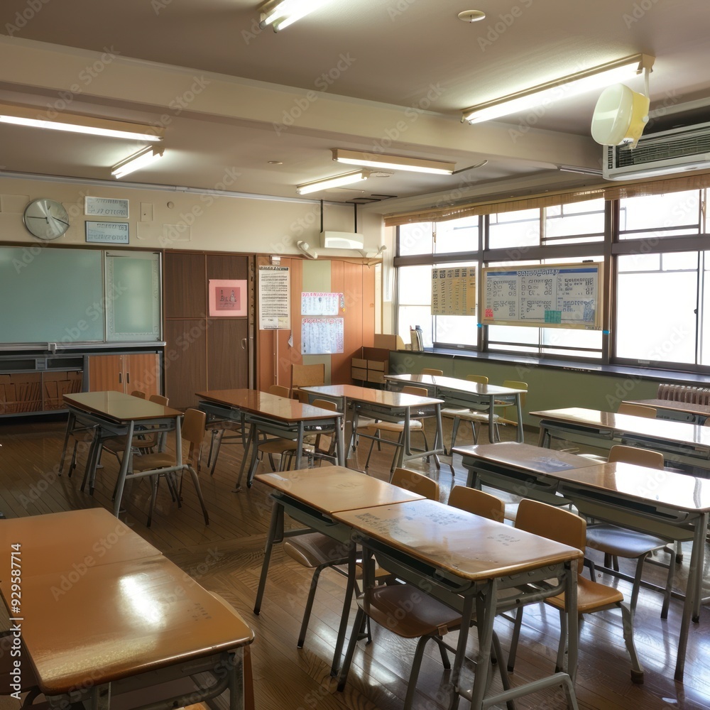 Fototapeta premium classroom come back (back to school) 