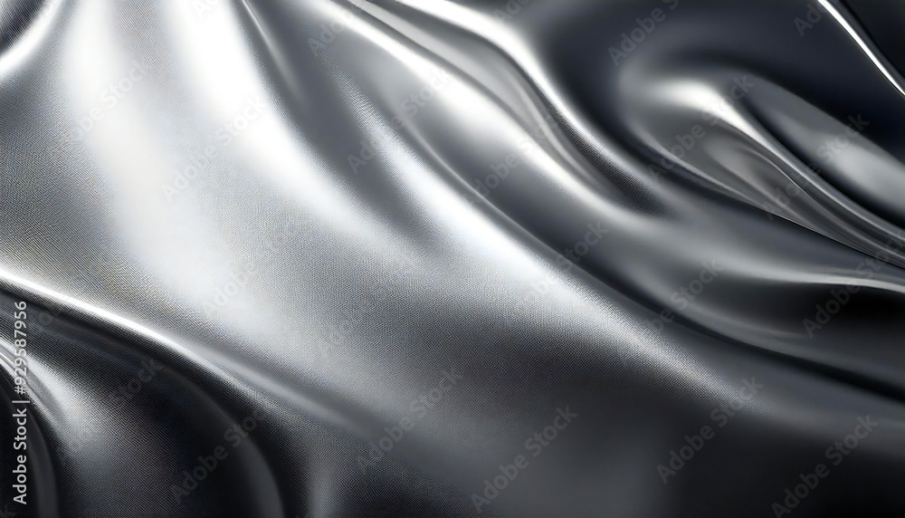 Fototapeta premium A simple silver gradient image background. A general-purpose silver background image material.