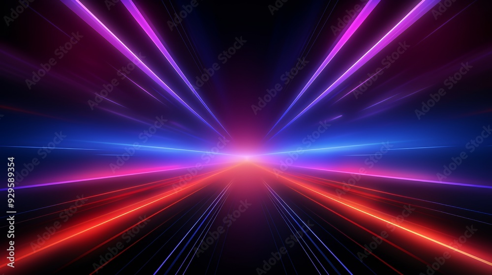 A vibrant abstract design featuring dynamic light streaks in various colors. A vibrant abstract design featuring dynamic light streaks in various colors.