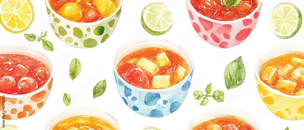Colorful bowls filled with fresh fruits, showcasing a vibrant mix of sweetness and zest, perfect for summer recipes and healthy treats. Colorful bowls filled with fresh fruits, showcasing a vibrant mix of sweetness and zest, perfect for summer recipes and healthy treats.