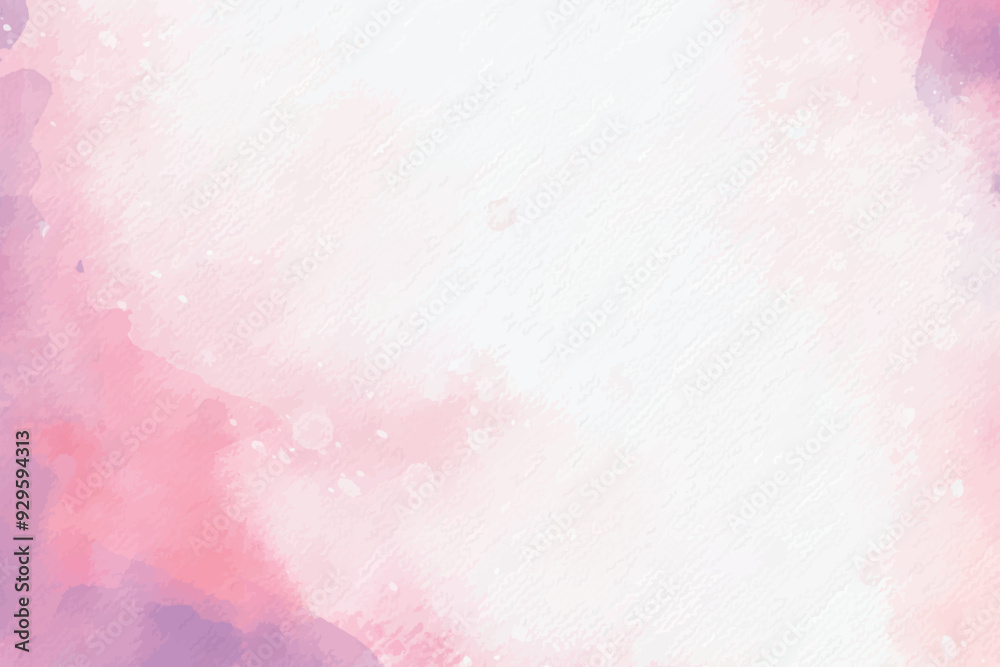 Fototapeta premium Hand painted pastel coloured watercolour frame background