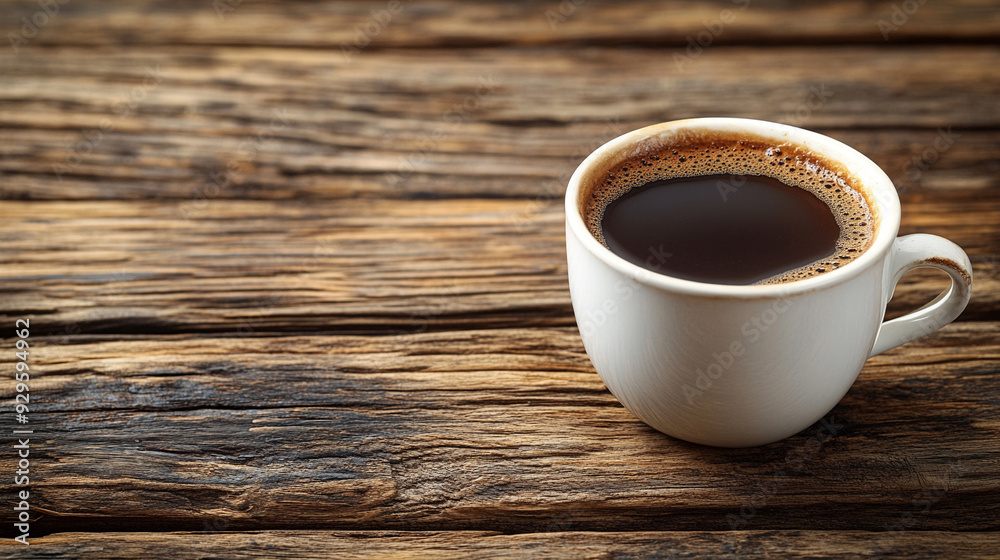 cup of coffee sits on a table with a plain, empty space in the background, ideal for adding captions or text for a clean, minimalistic look cup of coffee sits on a table with a plain, empty space in the background, ideal for adding captions or text for a clean, minimalistic look