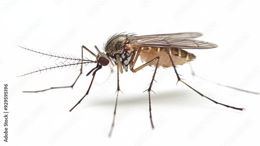 mosquito animal on a white background mosquito animal on a white background