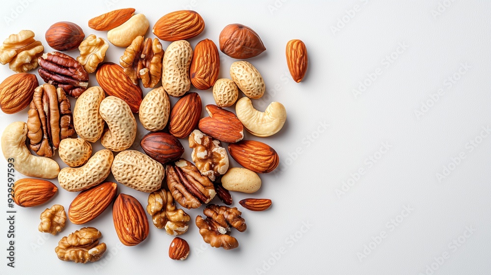 Collection of dry fruit isolated on a white background Collection of dry fruit isolated on a white background