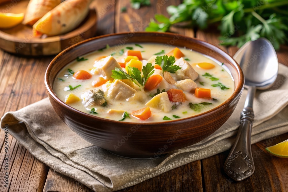 ComfortingCreamyChickenSoup ComfortingCreamyChickenSoup