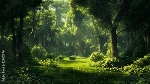 Green Forest Landscape