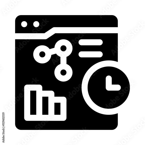 predictions glyph icon