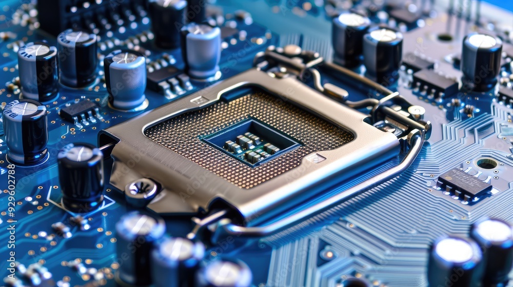 CPU Socket on a Motherboard