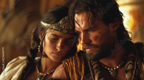 Samson and Delilah - Biblical Love Story of Betrayal and Strength photo