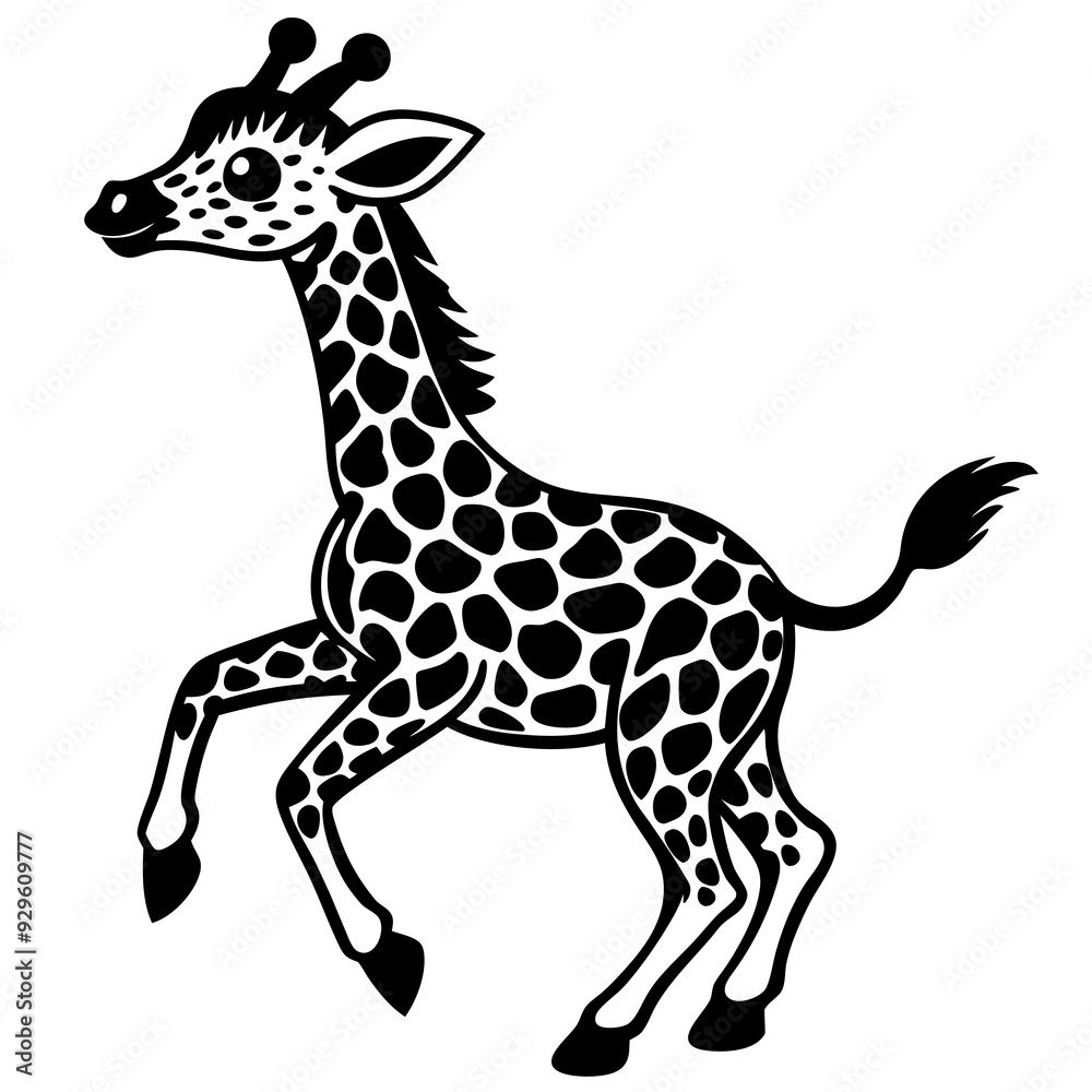 giraffe illustration