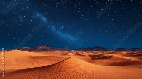 Majestic Beauty of the Sahara Desert. Natural Wonder concept photo