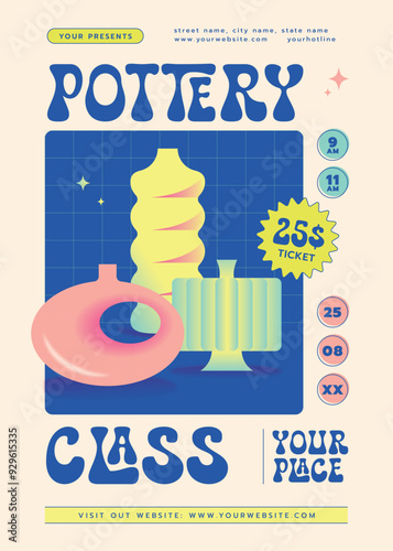 Pottery Class Flyer