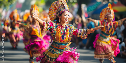 Kadayawan Festival traditional dancers photo