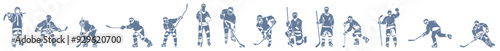 ice hockey player silhouette