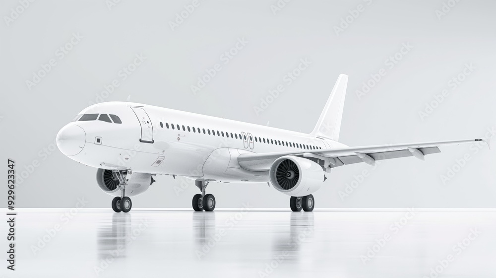 Obraz premium Airplane on the ground