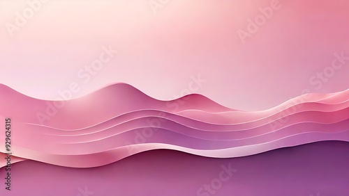 Abstract pink and purple layered mountains suitable for backgrounds, digital art projects, travelthemed designs, and naturethemed graphics.
 photo